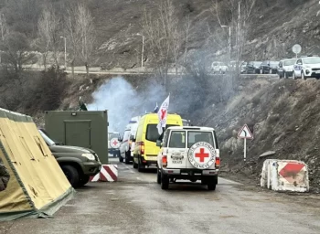 Xankəndi-Laçın yolunda BQXK-nın avtomobilləri növbəti dəfə maneəsiz hərəkət edib