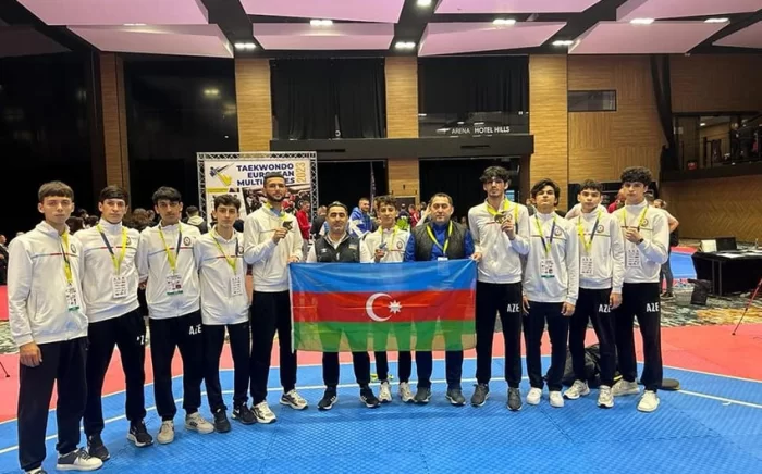 Azərbaycan taekvondoçuları Avropa Multi Oyunlarında 3 medal qazanıblar