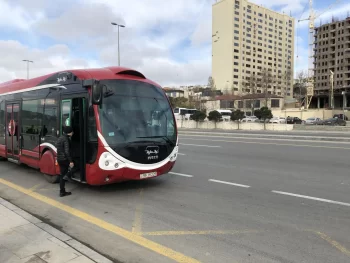 BakuBus avtobusları ilə sərnişindaşıma artıb