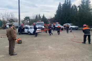 FHN “Nəqliyyat qəzaları zamanı xilasetmə əməliyyatı” mövzusunda təlim keçirib