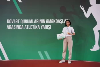 Üzümçülük və Şərabçılıq İnstitutunun əməkdaşı atletika yarışında birinci olub