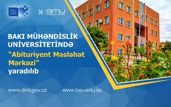 BMU-da “Abituriyent Məsləhət Mərkəzi” fəaliyyətə başladı