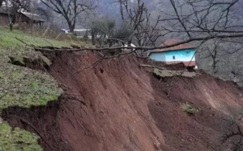 Azərbaycanın bəzi yerlərində güclü yağış sürüşmə və çökməyə səbəb olub