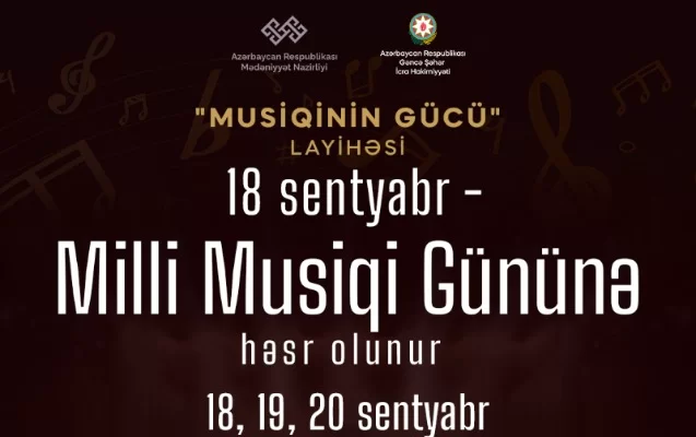 Gəncə Dövlət Filarmoniyasında “Musiqinin gücü” təqdim olunacaq