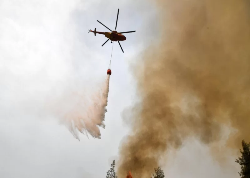 Xocalı və Xocavənddə yanğın olub, əraziyə helikopterlər cəlb edilib