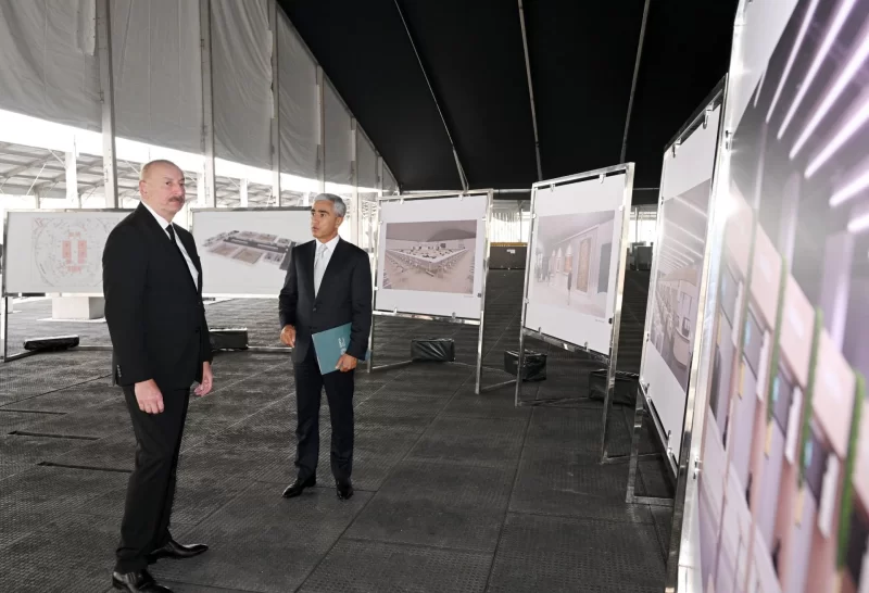 Prezident Bakı Olimpiya Stadionunun ərazisində COP29-a hazırlıqla bağlı görülən işlərlə tanış olub