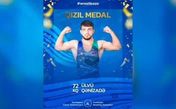 Azərbaycanın üç yunan-Roma güləşçisi dünya çempionatında qızıl medal qazanıb