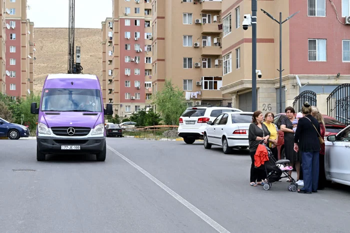 Növbəti köç karvanı Cəbrayıl şəhərinə çatıb