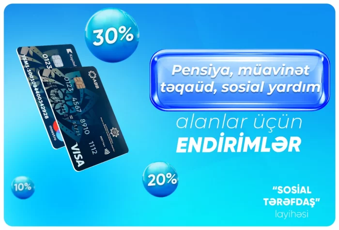 Pensiya, sosial yardım alanlar üçün endirim fürsəti