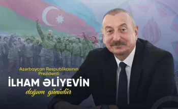 Bu gün Müzəffər Ali Baş Komandan, Prezident İlham Əliyevin doğum günüdür