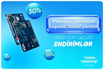 Pensiya, sosial yardım alanlar üçün endirim fürsəti