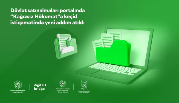 Dövlət satınalmaları portalında “Kağızsız Hökumət”ə keçid istiqamətində yeni addım atıldı