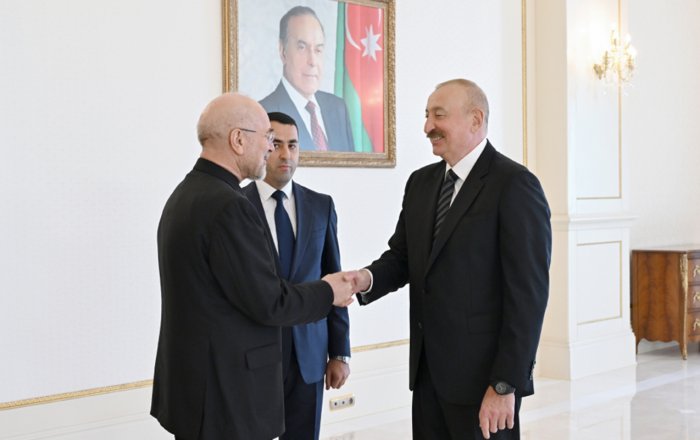 Prezident Qalibafı qəbul etdi - Fotolar