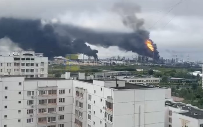 Moskvaya son 2 ilin ən böyük dron hücumu - Fotolar
