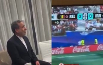 Tarixi danışıqlar zamanı futbola baxırmışlar...
