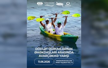 Dövlət qurumlarının əməkdaşları arasında avarçəkmə yarışı keçiriləcək