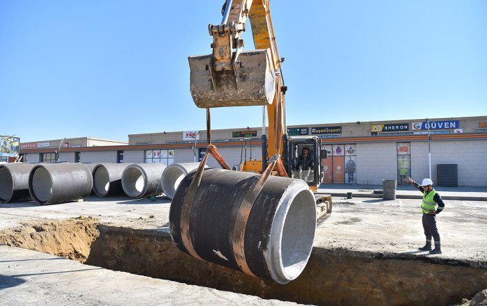 Xırdalanda yeni kanalizasiya kollektoru inşa edilir