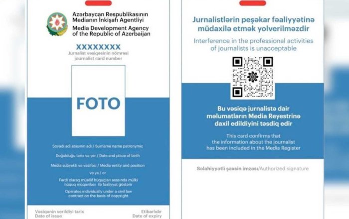 Jurnalist vəsiqəsinə görə ödəniş ləğv edilir