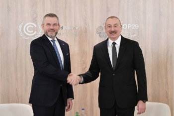 Əliyev və Pelleqrini Baş Qərvənddə - Fotolar